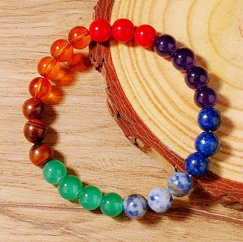 Vista 12 de Pulseras de triple protección con piedra de ojo de tigre de obsidiana negra con hematita para hombres y mujeres, pulsera de piedra curativa