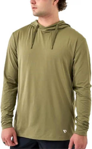Vista 27 de Burlebo Sudadera de rendimiento para hombre – Prenda de manga larga ligera, ajuste atlético, absorción de humedad, protección solar Camuflaje