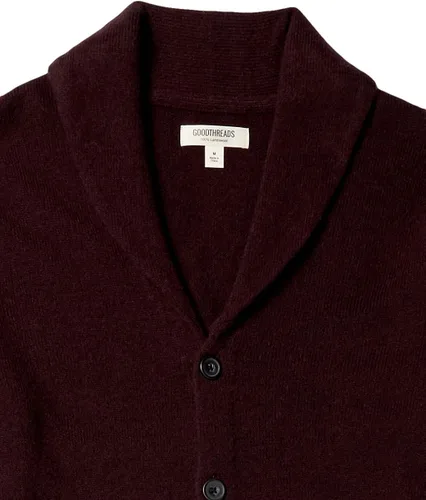 Vista 5 de Goodthreads Suéter tipo cárdigan de manga larga con cuello de chal para hombre