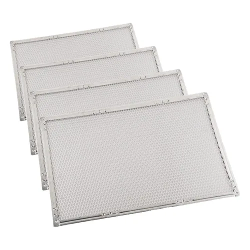 Vista 13 de American Metalcraft 18731 Pantalla rectangular de aluminio para hornear pizza, 11" L x 16" W