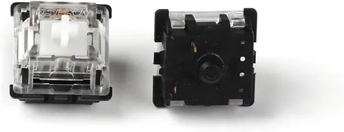 Vista 20 de YMDK Gateron MX Switch - Carcasa transparente de 3 pines y 5 pines para teclado mecánico, compatible con Cherry MX