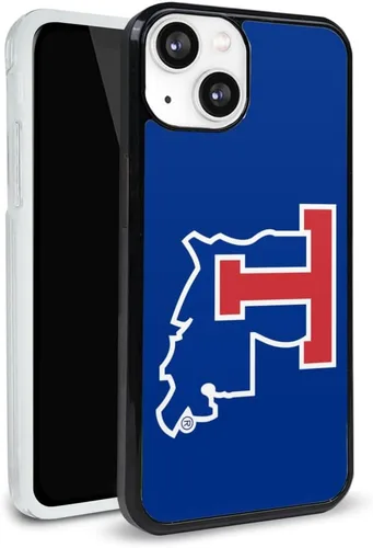 Vista 9 de Louisiana Tech University Bulldogs - Carcasa protectora de goma híbrida para iPhone 12 Pro y 12 de Apple