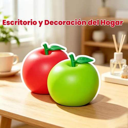 Vista 4 de Bola Mochi de manzana verde, figuras en miniatura, figuras de frutas