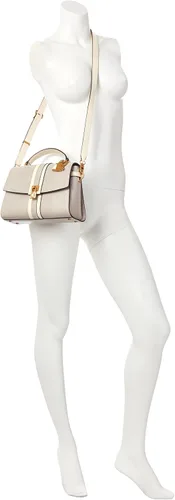 Vista 5 de GUESS Solapa con asa superior Ginevra, gris topo