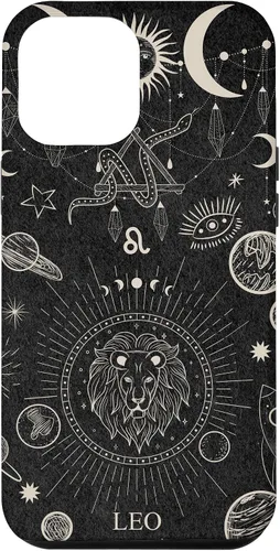 Vista 26 de Galaxy Zodiac Sign Astrological Celestial Aesthetic Leo Case for iPhone 17