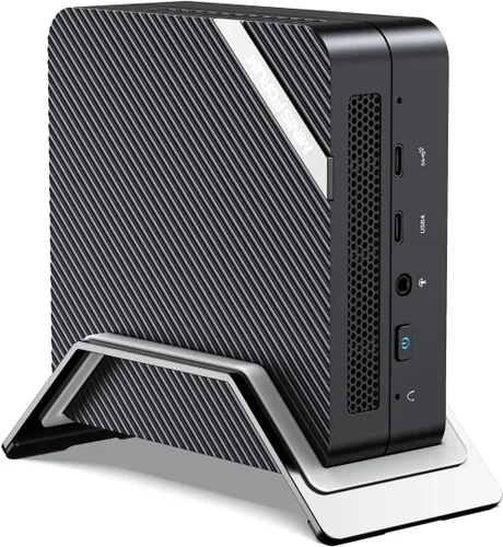 Vista 11 de MINISFORUM DeskMini UM690L Slim Mini PC AMD Ryzen 9 6900HX PC pequeña, 16 GB LPDDR5 RAM+512 GB PCIe4.0 SSD, salidas HDMI/DP/USB4, LAN 2.5G, WiFi 6E