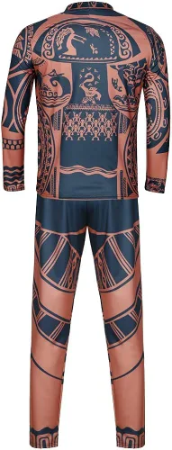 Vista 7 de Maui Tattoo Cosplay CostumePants Halloween Cosplay Costume Maui Costume Adult Men
