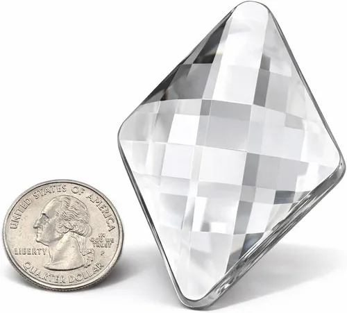 Vista 12 de Allstarco Enormes joyas de diamante autoadhesivas de 2.638x1.890 in - 1 pieza, Acrílico