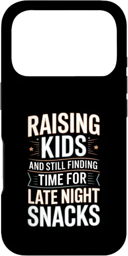 Vista 30 de Raising Kids and Still Finding Time for Late Night Snacks Case for iPhone 17