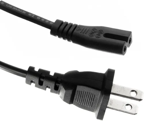 Vista 4 de MaxLLTo Cable de alimentación de CA polarizado negro de 2 clavijas de 6 pies para sistemas de altavoces Bose