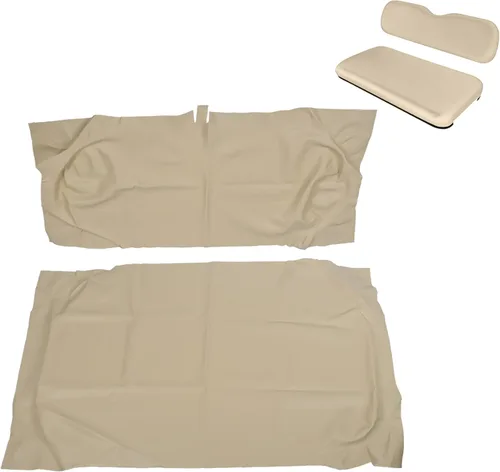 Vista 9 de WFLNHB Juego de fundas de asiento delantero beige para carrito de golf EZGO TXT 1995-2013