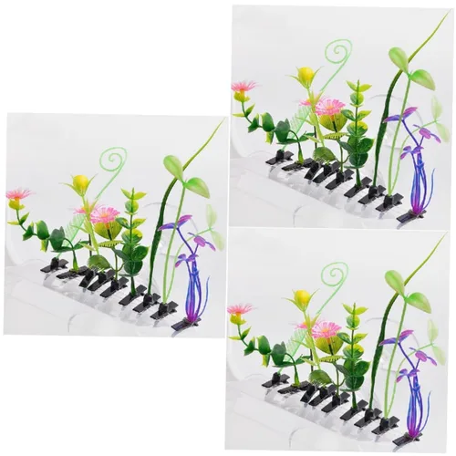 Vista 5 de FRCOLOR Broches de brote, 30 unidades, lindas pinzas para el pelo de brotes de frijoles para mujeres, horquilla de flores, plantas, hierba, pasador