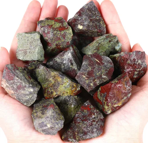 Vista 20 de QINJIEJIE Varias piedras de cristal en bruto 10 colores piedras de cristal curativas 1" piedras preciosas grandes a granel para voltear, cabinas