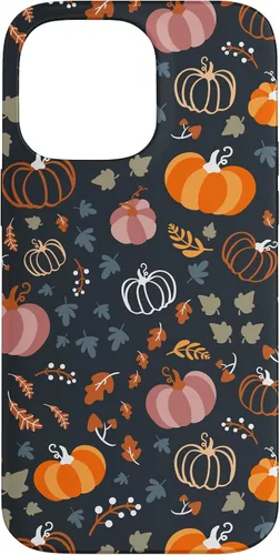 Vista 20 de iPhone 13 Otoño Hojas Caídas Calabaza Cosecha de Especias Feliz Otoño