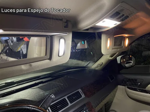 Vista 6 de Xpismii Paquete de 12 piezas de kit de luz LED blanco de 6000K para interior, reemplazo para Chevy Chevrolet Silverado/GMC Sierra 2007 2008 2009