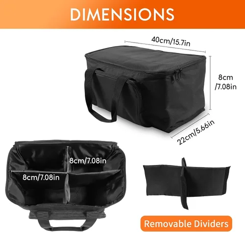 Vista 6 de U`King Paquete de 4 con bolsa, 36 luces LED de escenario, 7 modos de luces RGB par con sonido activado DMX512 Control DJ Uplighting para fiesta
