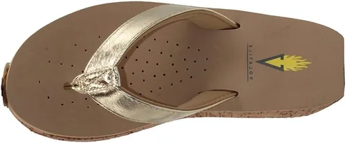 Vista 3 de VOLATILE Sandalias de cuña Neville para mujer
