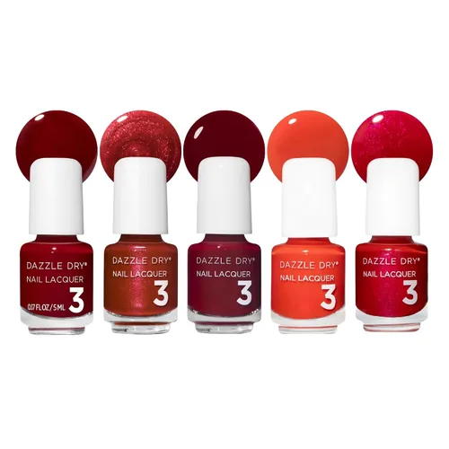 Vista 16 de Mini Flight Dazzle Dry – Afterparty – 5 mini lacas Juego de esmaltes de uñas de 5 piezas · Secado rápido · Larga duración · Manicuras no tóxicas