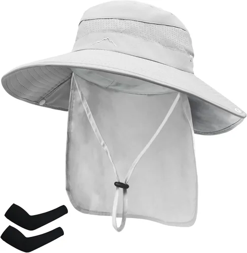 Vista 18 de Sombreros de sol para hombres y mujeres, protección UPF 50+, sombrero de Grisclaro