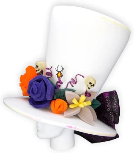 Vista 88 de Foam Party Hats: Feathers Princess Crown – Handmade Fancy Feather Crown for Weddings, Parties & Costumes