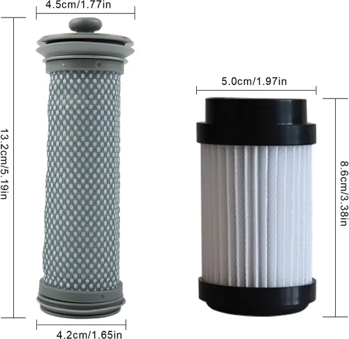 Vista 2 de Kit de repuesto de filtro compatible con aspiradora inalámbrica Tineco PURE ONE X Series, 1 paquete de prefiltro y 1 filtro HEPA