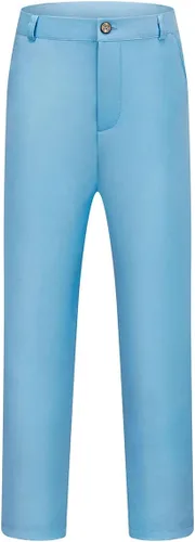 Vista 4 de Trajes de 3 piezas formales para niños, trajes de esmoquin para niños, ajustado, casual, traje de portador de anillos con chaqueta, pantalones