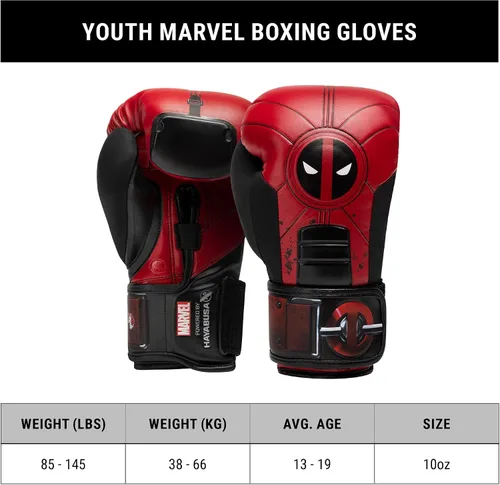 Vista 7 de Hayabusa Marvel Hero Elite - Guantes de boxeo para hombres y mujeres