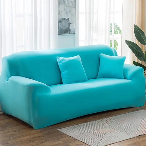 Vista 18 de Morbuy Funda súper elástica para sofá, 4 piezas de elastano, funda de sofá modular de color sólido con parte inferior elástica, protector de muebles