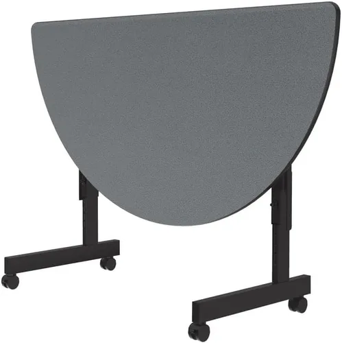 Vista 3 de Correll Econline - Mesa de oficina con tapa abatible, 24 x 48 pulgadas, granito gris Gris (Gray Granite)