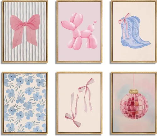 Vista 10 de Conjunto de pósteres de mujer negra de 6, arte de pared de mujeres afroamericanas de moda, pinturas decorativas abstractas para recámara y sala