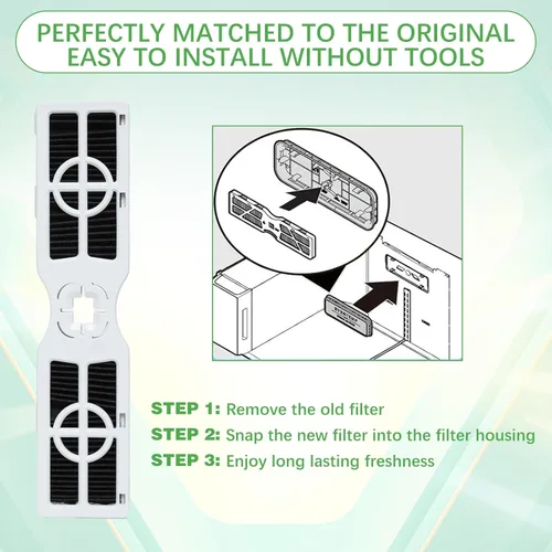 Vista 3 de Kailaren Filtros de aire para refrigerador FRGPAAF2 compatibles con filtro de aire Frigidaire FRGPAAF2 PureAir AF-2, FRFC2323AS, FRFC232LAF