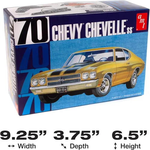 Vista 6 de AMT 1970 Chevy Chevelle SS 2T Kit de Modelo a Escala 1:25