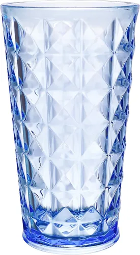 Vista 13 de KLIFA - CUPID- Juego de 6 vasos acrílicos de 16 onzas, sin BPA, apilables, aptos para lavavajillas, transparente