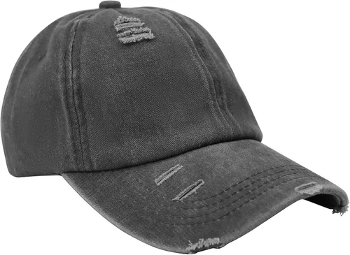 Vista 5 de HGGE Gorra de béisbol ajustable de algodón para mujer, con tiras cruzadas, con moños, para papá
