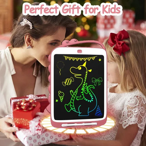Vista 8 de Tableta de escritura LCD para niños, tablero de dibujo para niñas y niños de 2 a 6 años de edad de 12.5 pulgadas, juguetes educativos