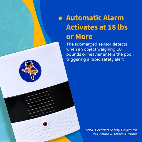 Vista 6 de Blue Wave NA4212 Poolwatch - Sistema de alarma para piscina, color blanco