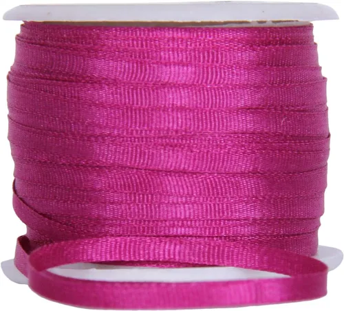 Vista 51 de Threadart Cinta de seda 100% pura - 3 tamaños - Docenas de colores - Castaño - 2 mm No. 524 Soft 100% pure silk ribbon on a single spool - perfect