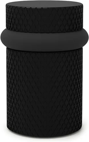 Vista 67 de Mega Handles Tope de Puerta de Piso, Tope Negro de Instalación Rápida Protector de Pared, Protectores de Pared contra Pomos de Puerta, Tope