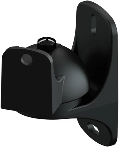 Vista 4 de AVF EAK50B-A - Soportes de pared para altavoz, juego de 2 soportes universales de sonido envolvente negro, inclinación y giro ajustable, soporta
