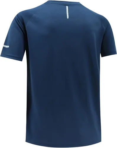 Vista 5 de Camisas de entrenamiento para hombre Camisas de ajuste seco para hombre que absorben la humedad camisas de gimnasio para hombre de manga corta