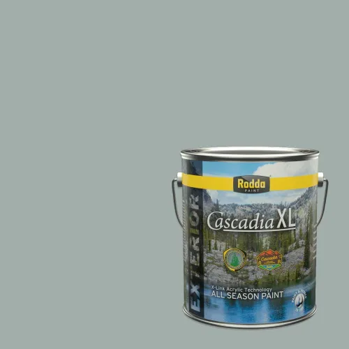 Vista 102 de Rodda Paint CASCADIA XL Pintura e imprimación satinada exterior en uno, cuarto de galón, solo ayer