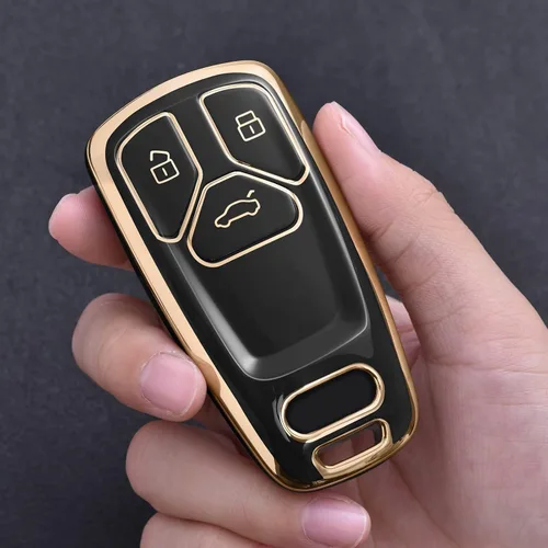 Vista 8 de ELOHEI Funda para Llavero de Audi, Cubierta de TPU Suave Premium con Protección Completa de 360 Grados, Accesorios de Estuche para Llave Compatible