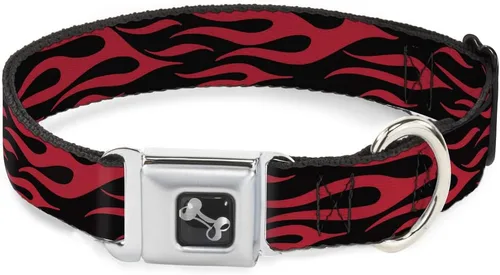 Vista 9 de Buckle-Down Collar de perro con hebilla de cinturón de seguridad, camuflaje oliva, 1 pulgada de ancho, se adapta a cuello de 9 a 15 pulgadas