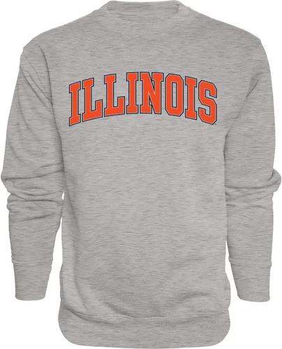 Vista 10 de Blue 84 NCAA para hombre Sudadera de cuello redondo con nombre de equipo jaspeado en color oscuro