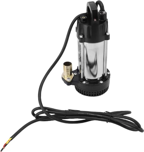 Vista 5 de Generic Bomba sumergible de acero inoxidable de 300 W con velocidad de 4 mh conveniente para ganado 1 x sumergible (DC12V)
