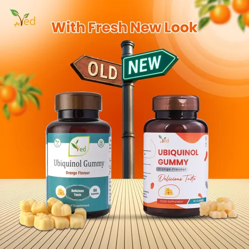 Vista 2 de Gomitas de ubiquinol 150 mg, 90 unidades, alta absorción/boiactividad mejorada CoQ10.