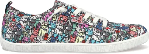 Vista 2 de Skechers Mujer, BOBS B Cute - Friends Fur-Ever Zapatilla De Deporte Gris