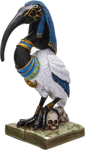 Vista 5 de Pacific Giftware Figura de resina de Thoth Flamingo Pose de Dios Egipcio Antiguo