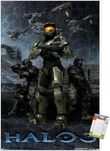 Vista 15 de Trends International Halo 3 - Póster de pared Master Chief, 14.725 x 22.375 pulgadas, versión premium sin marco