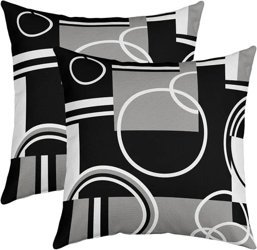 Vista 38 de Erosebridal Juego de 2 fundas de almohada rústicas con diseño de oso, de 16x16 pulgadas, fundas de almohada de cuadrícula de búfalo, fundas